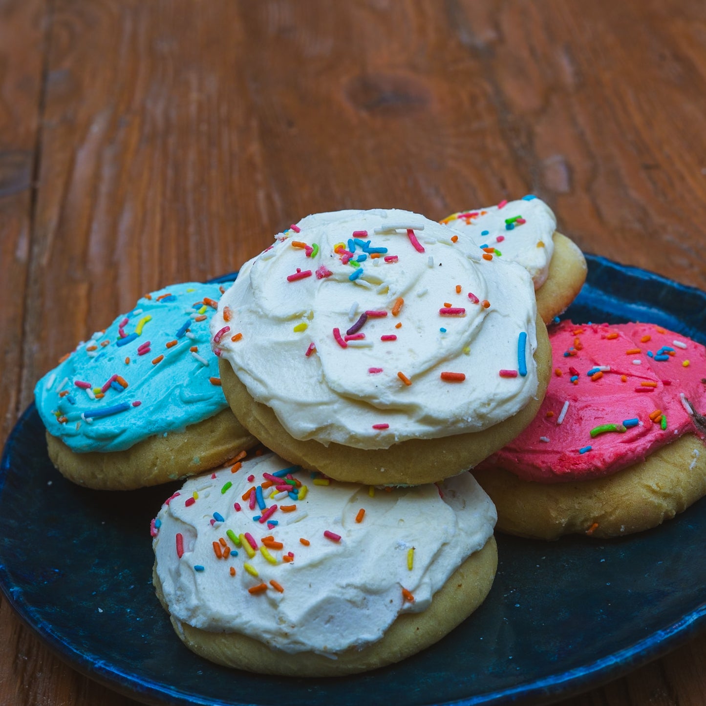 Soft Frosted Sugar Cookies (Box of 4)