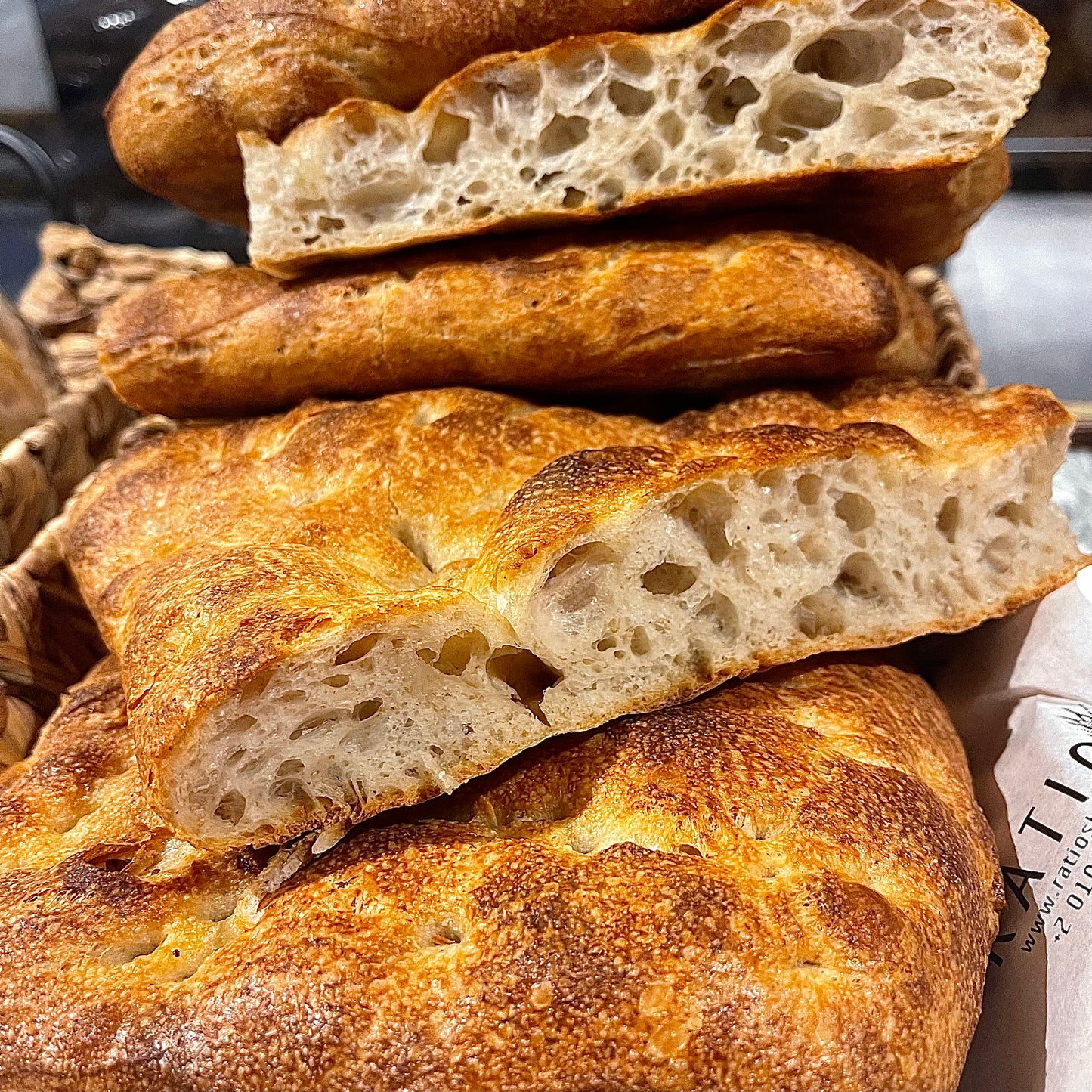 Plain Focaccia Slice