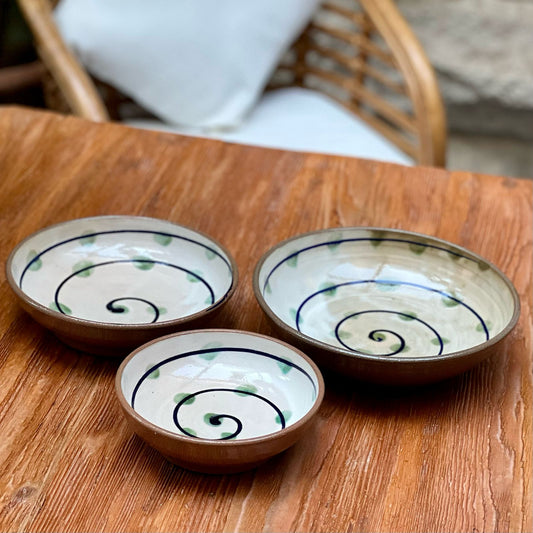 Handmade Spiral Bowls
