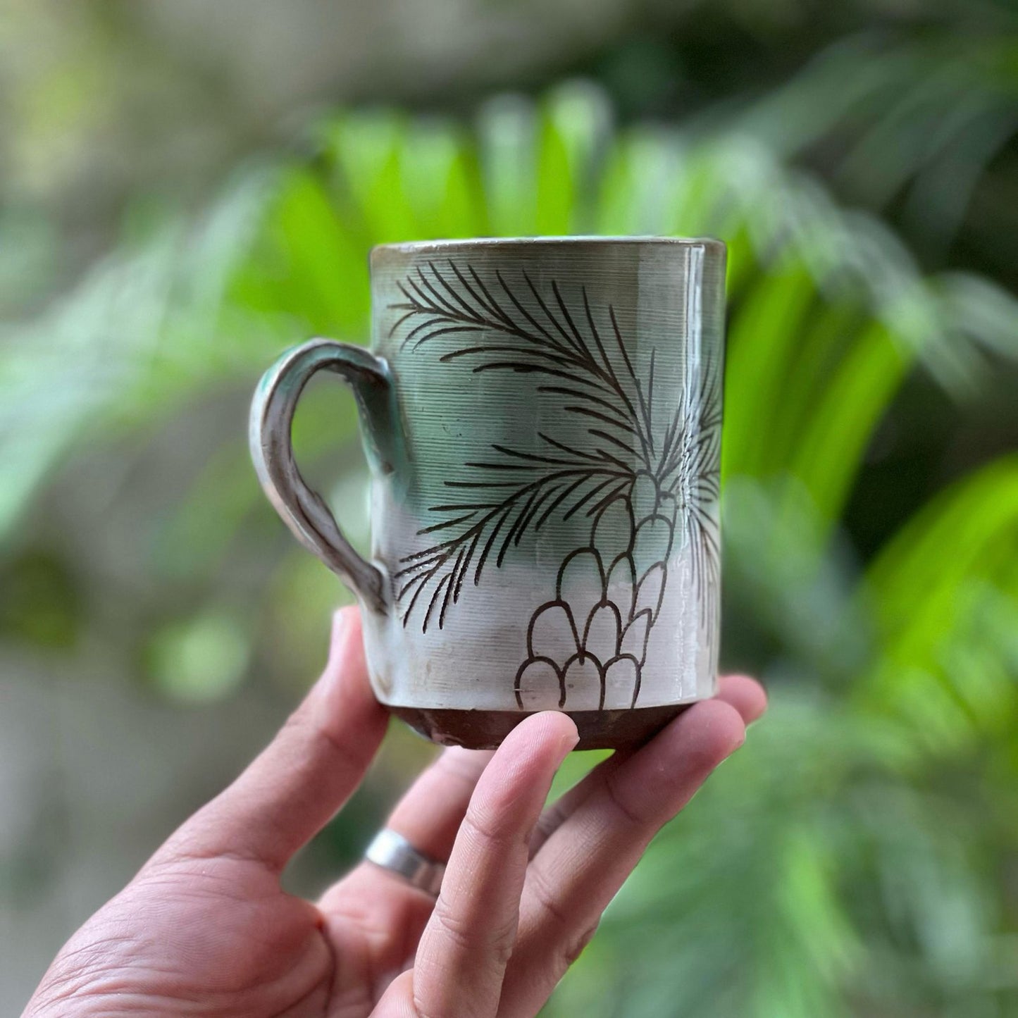 Handmade Palm Mug