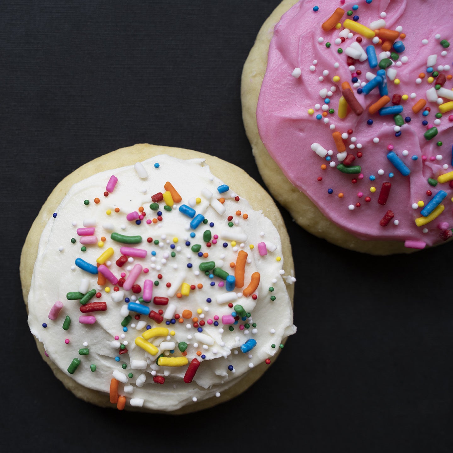 Soft Frosted Sugar Cookies (Box of 4)
