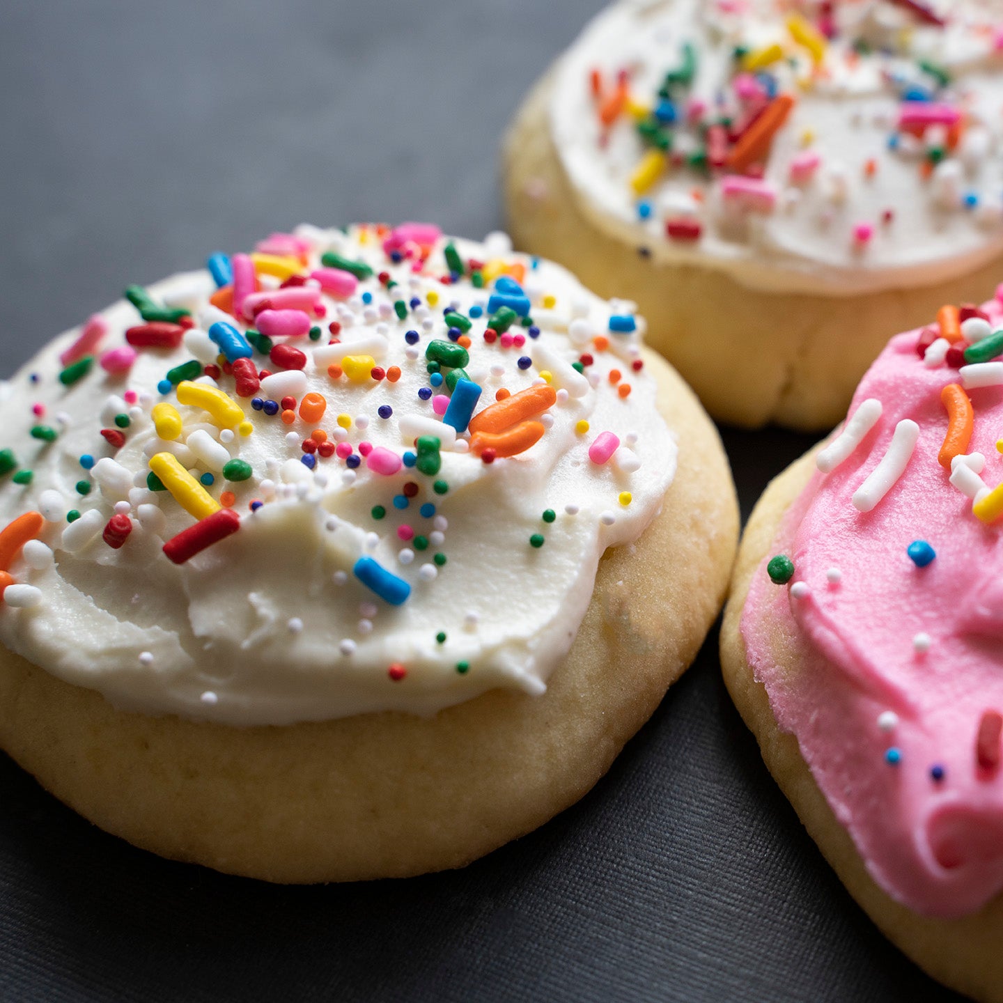 Soft Frosted Sugar Cookies (Box of 4)