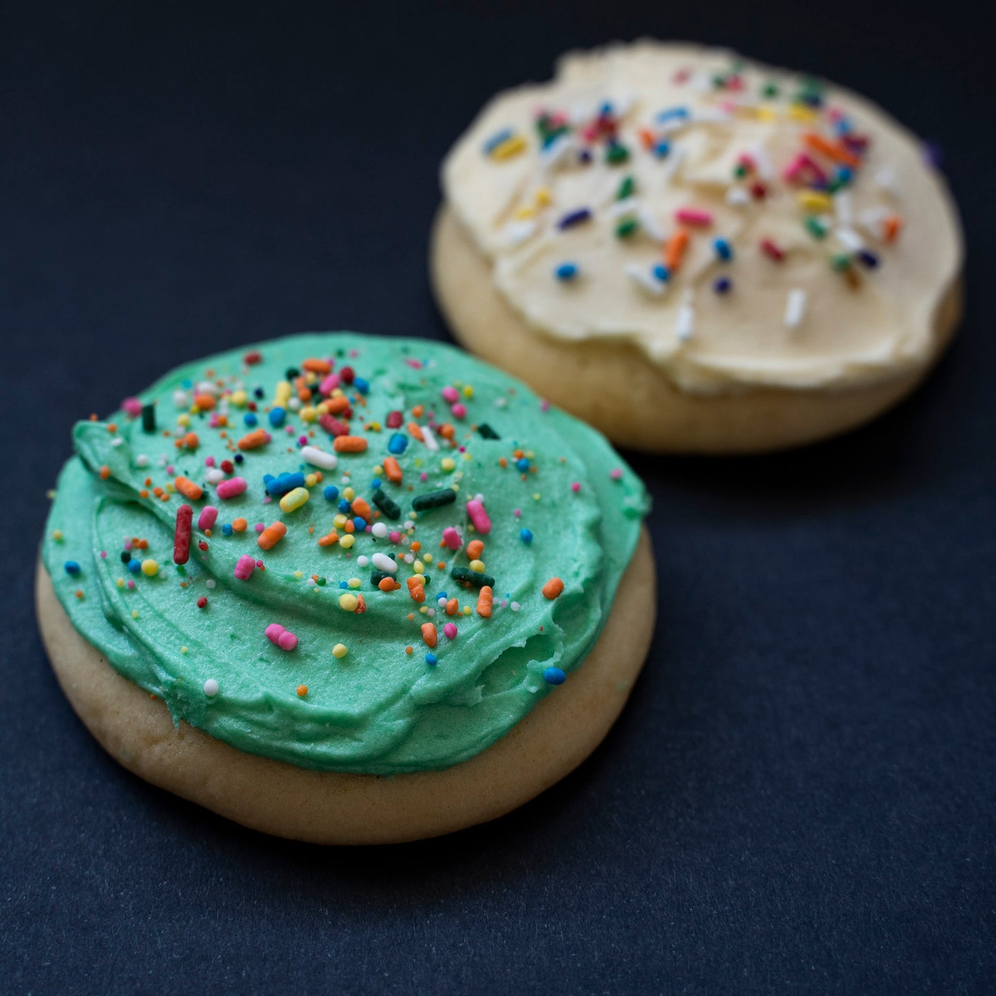 Soft Frosted Sugar Cookies (Box of 4)