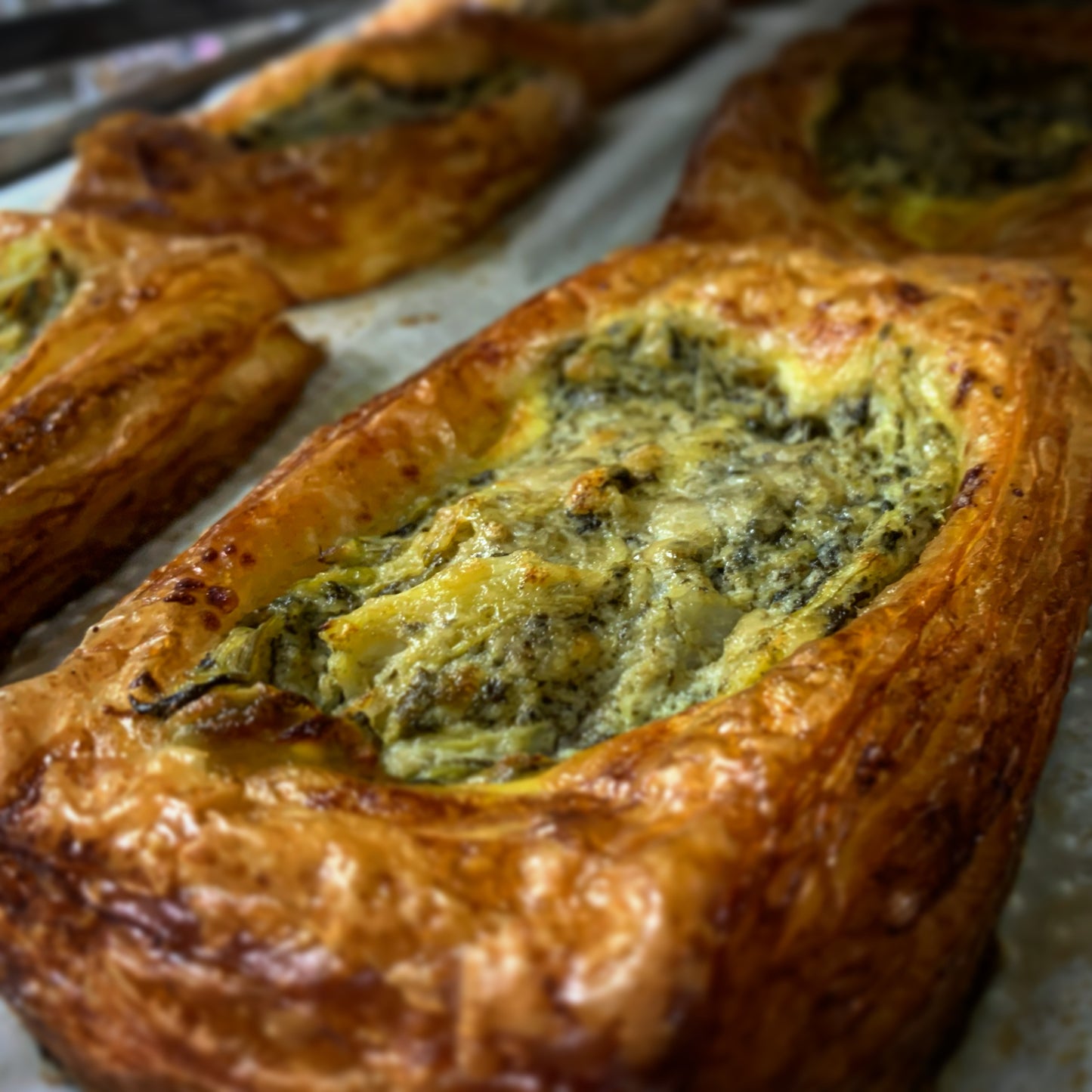 Artichoke+Spinach Danish