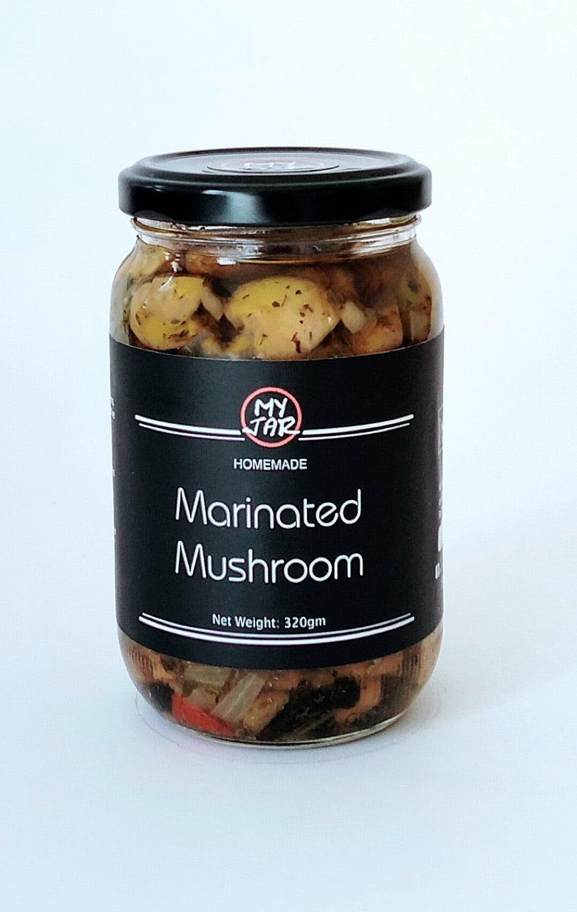 Whole Marinated Mushrooms 35 oz Glass Jar (Pack of 2) – Polar