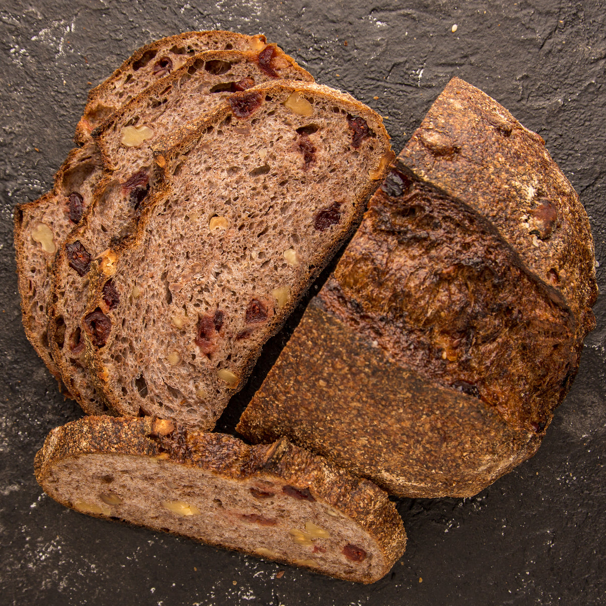 Cranberry+Walnut Whole Wheat