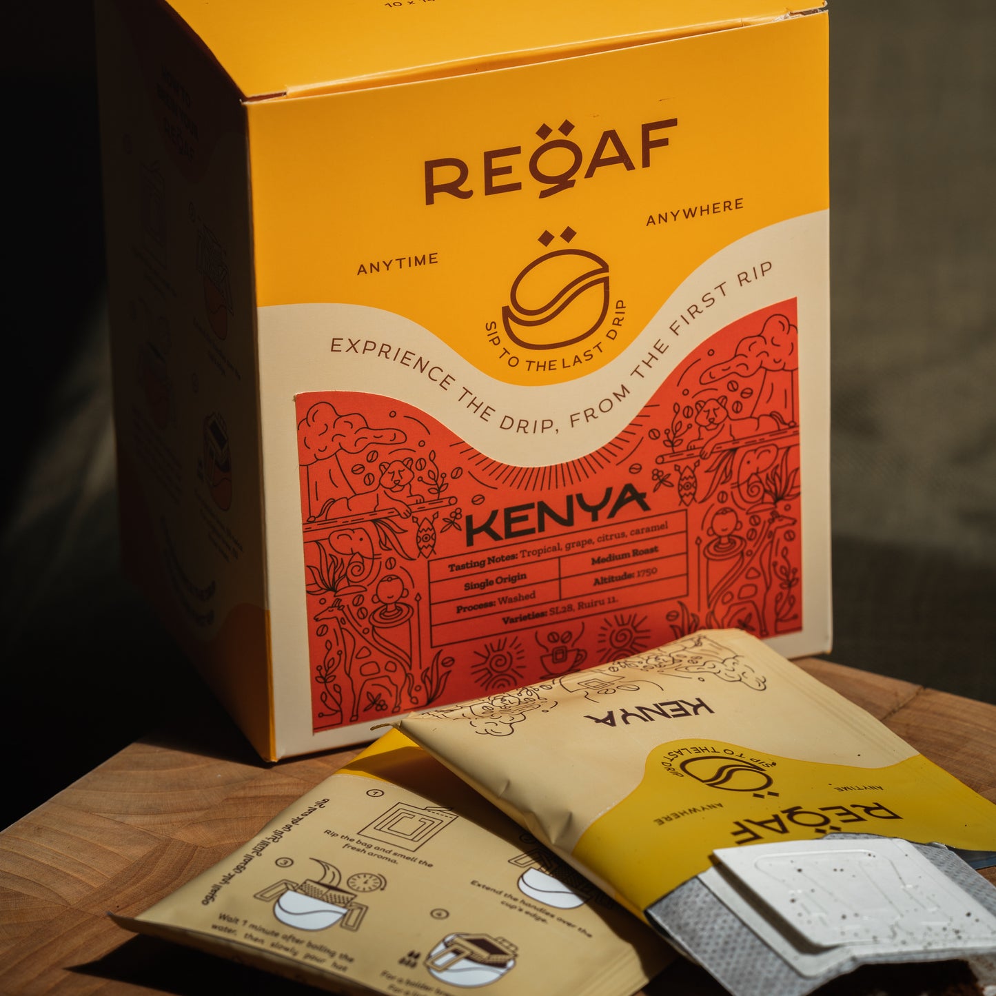 ReQaf Drip Coffee - Kenya