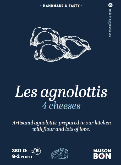 Agnolottis cheese - Les agnolottis fromage - Maison Bon