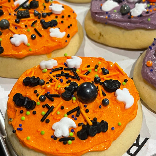 Halloween Soft Frosted Sugar Cookies