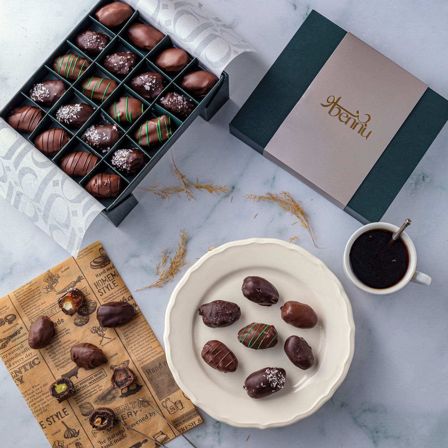 Bennu Belgian Chocolate Medjool Dates